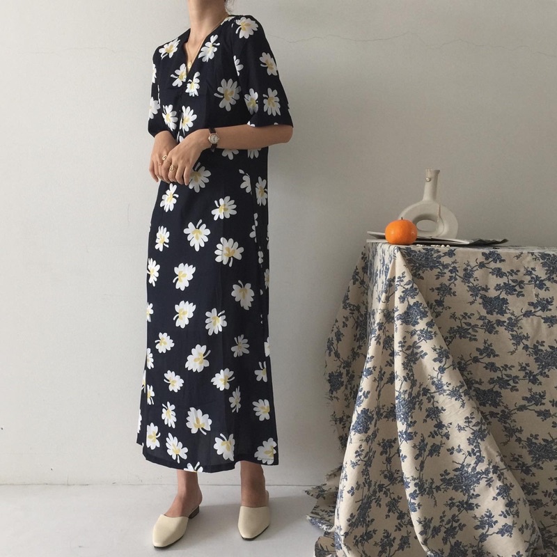 Đầm Hoa Lụa - Thanh Lý