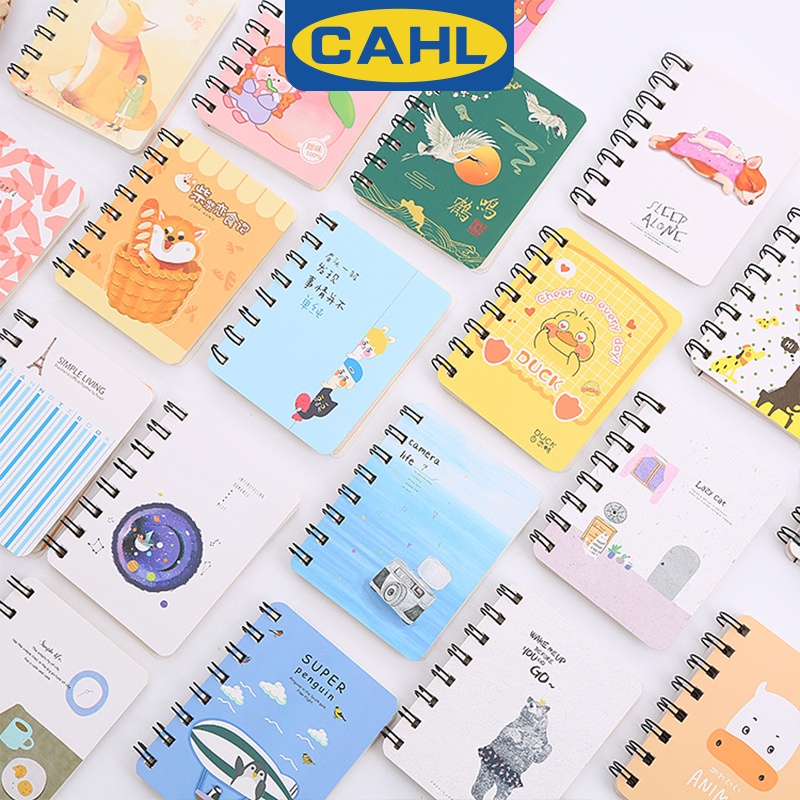 Sổ Tay Mini A7 Họa Tiết Hoạt Hình Dễ Thương Tiện Dụng