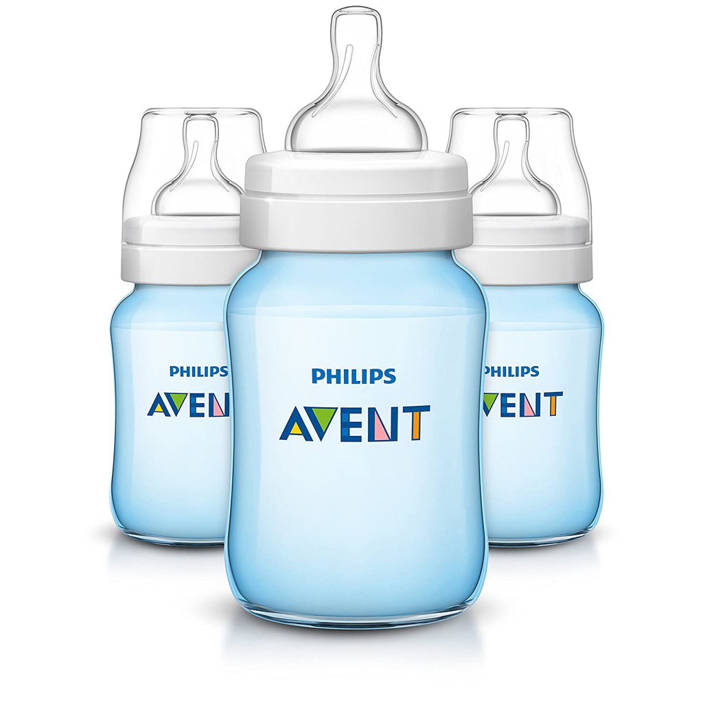 Bình sữa FREESHIP bình sữa em bé chống đầy hơi Philips Avent Natural 260ml tách set, Hàng air Mỹ chính hãng