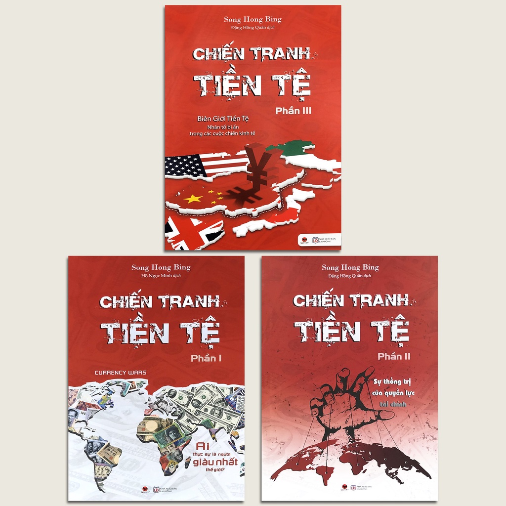 Sách - Chiến Tranh Tiền Tệ - Bộ 4 quyển, lẻ tùy chọn: Phần I + Phần II + Phần III + Phần IV