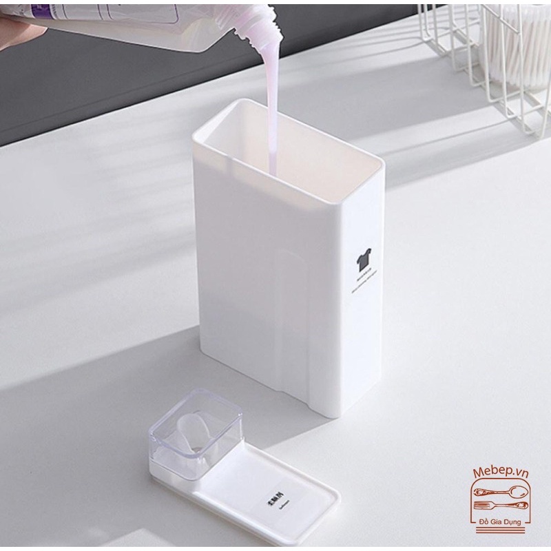 Bình rỗng đựng bột giặt, xả quần áo dung tích lớn 1100ml, chai đựng bột giặt dung tích lớn