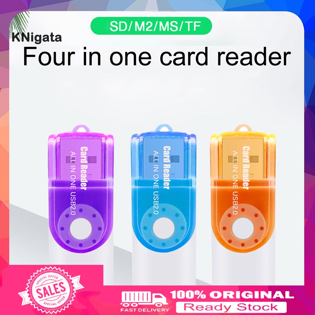 Đầu Đọc Thẻ Nhớ Sd / Ms / Tf / M2 Tốc Độ Cao Đa Năng Tiện Dụng