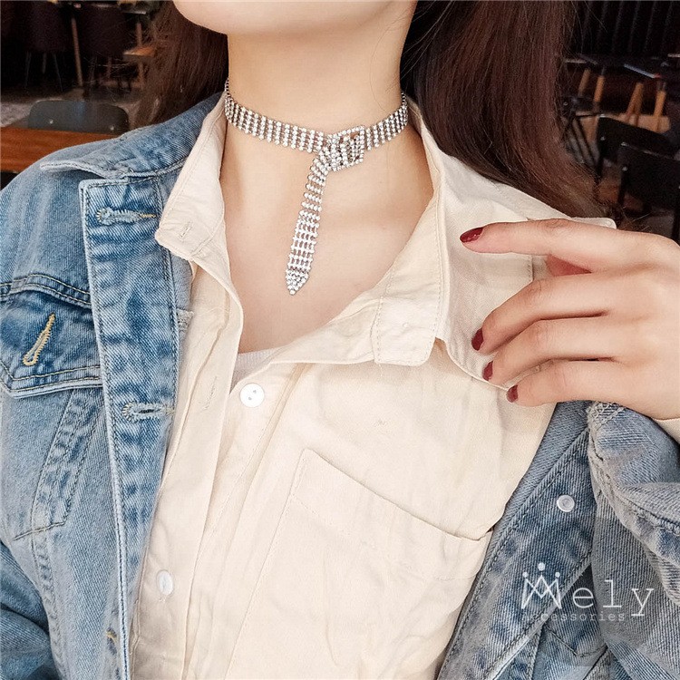 VÒNG CỔ CHOKER ĐÍNH ĐÁ - MELY 1021