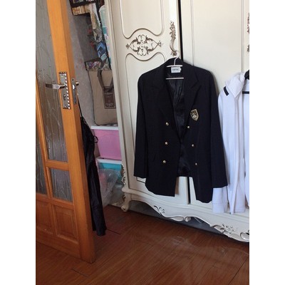 Sẵn M(Hàng Đẹp)Áo blazer huy hiệu xuân thu phong cách kiểu Anh-HC370.Ảnh thật 3 hình cuối | BigBuy360 - bigbuy360.vn