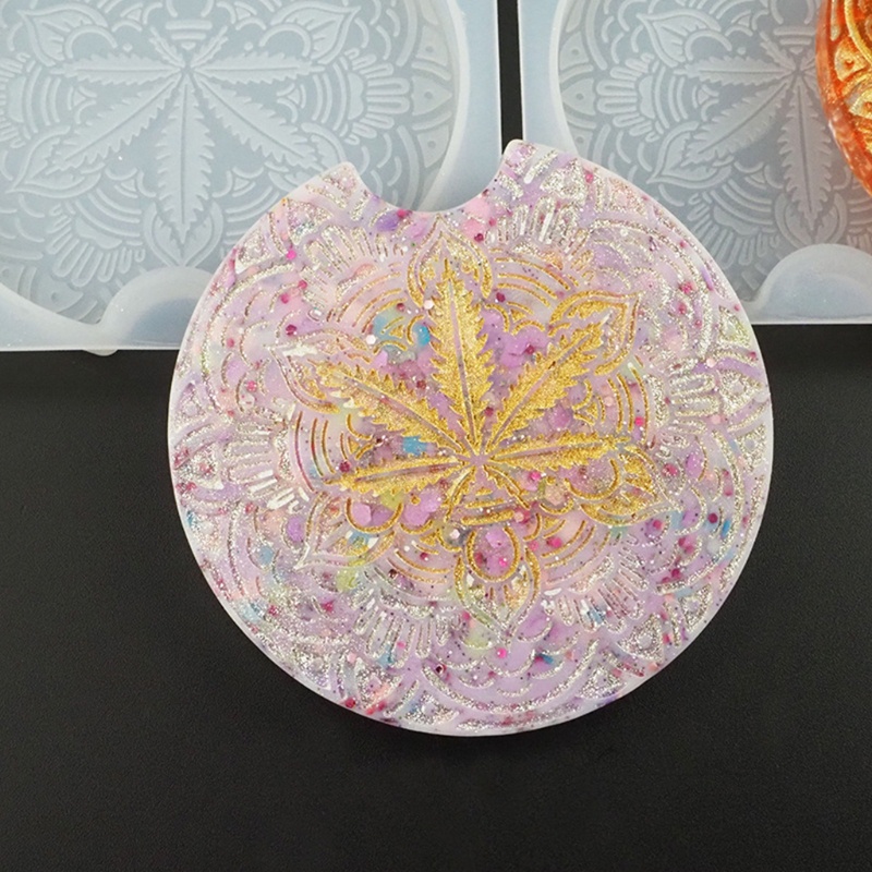 Khuôn Silicone Làm Đế Lót Ly Bằng Epoxy Resin DIY