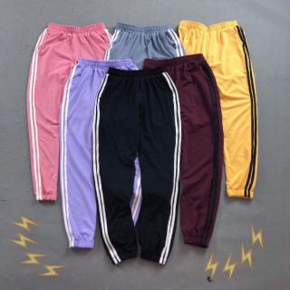 Quần jogger line, form unisex, có 12 màu (ảnh thật)