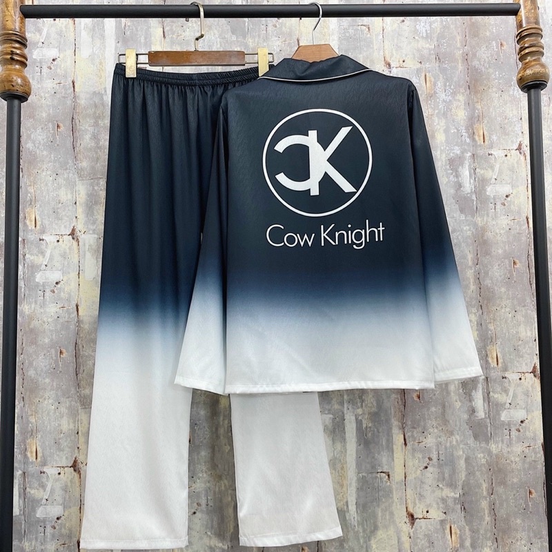 PIJAMA LỤA XƯỚC TAY DÀI QUẢNG CHÂU CAO CẤP