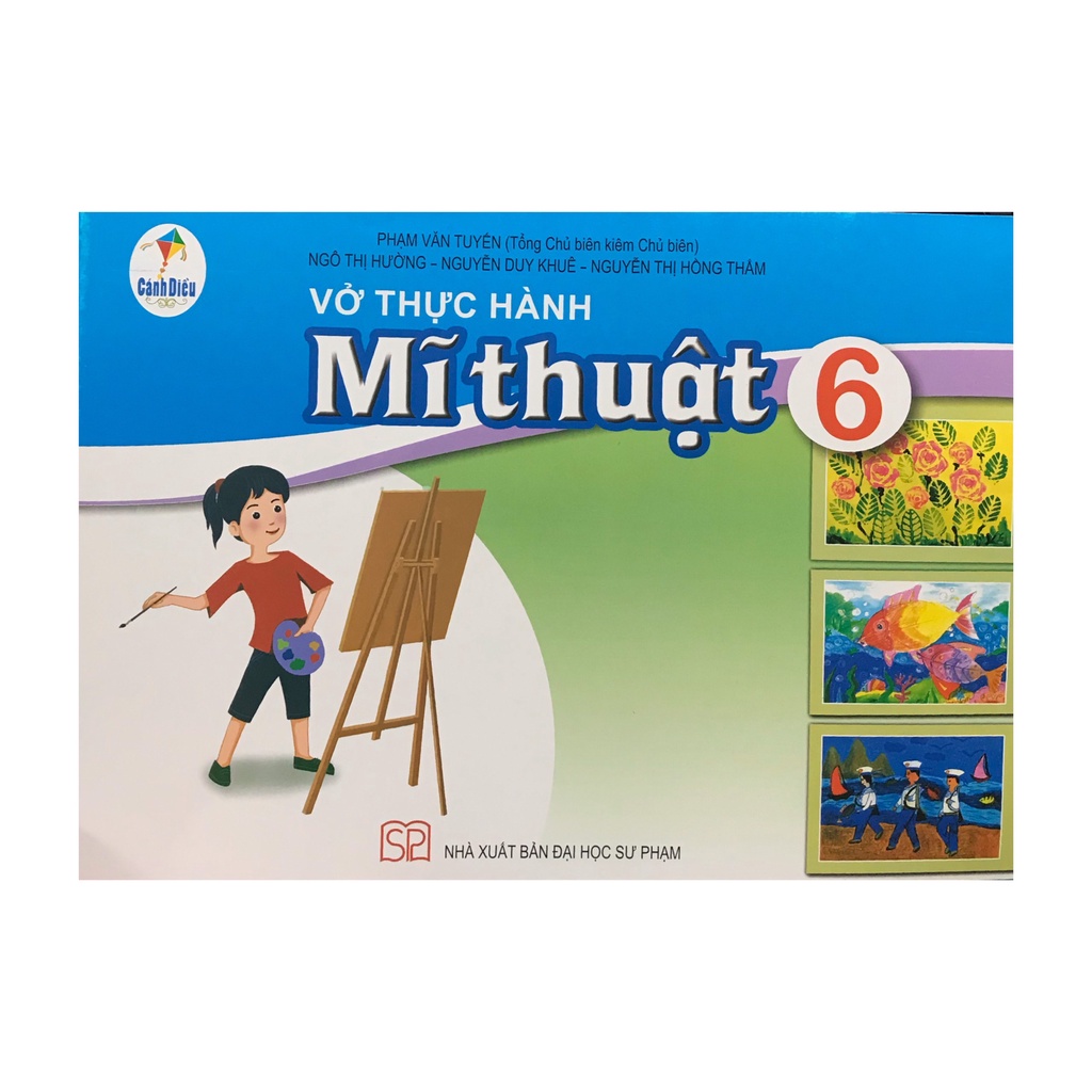 Sách - Cánh diều : Vở thực hành Mỹ Thuật 6