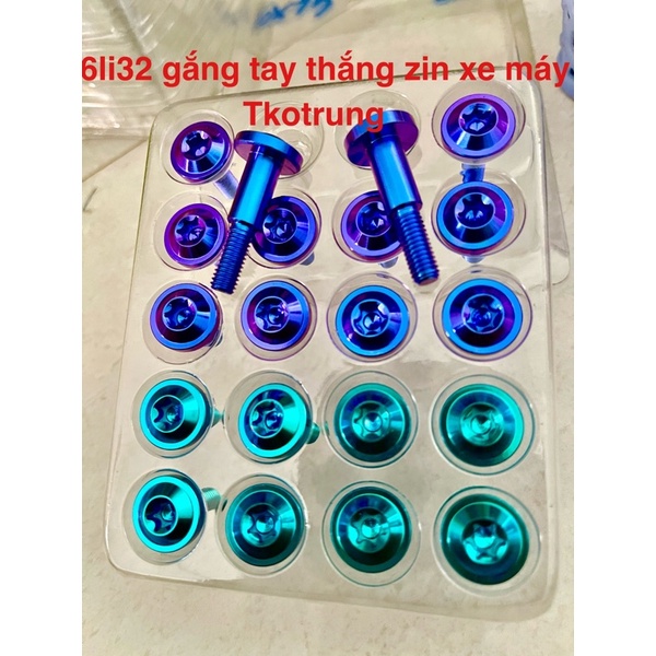 Ốc titan gr5 6li32 bắt tay thắng xe máy