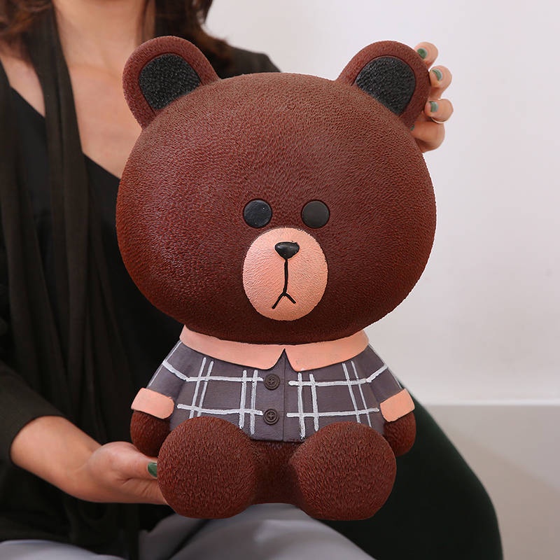 Con Heo Đất Trẻ Em. Bình Đựng Tiền Tiết Kiệm Hình Hoạt Hình Sáng Tạo Chống Rơi Vỡ Làm Quà Tặng Sinh Nhật Cho Nam Nữ