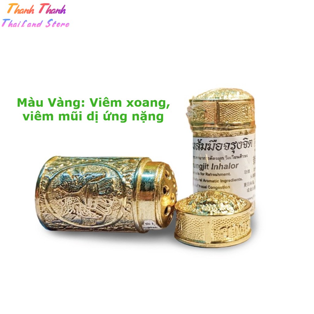 Ống hít viêm xoang mũi JARUNGJIT INHALOR - 35GR - hỗ trợ các loại viêm xoang, viêm mũi