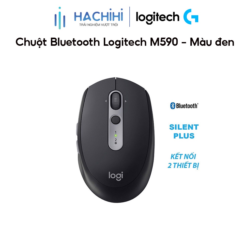 Chuột Bluetooth Logitech M590 - Màu đen