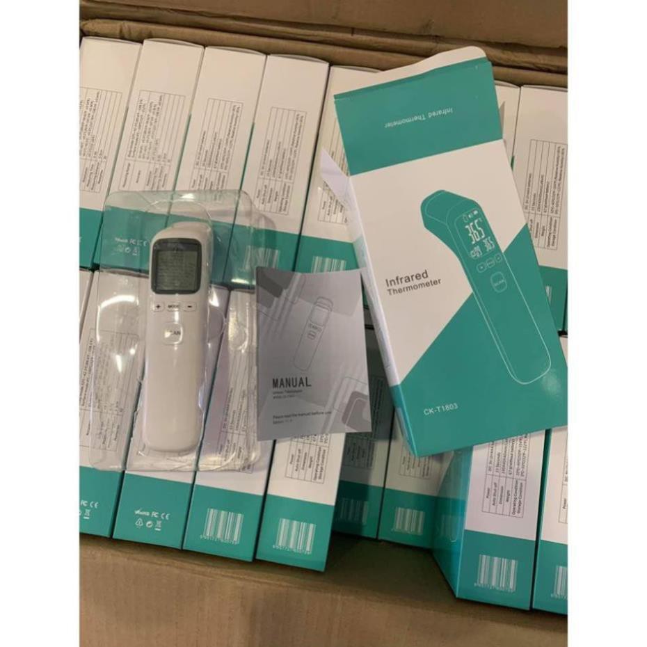 Máy Đo Nhiệt Độ, Nhiệt Kế Điện Tử Hồng Ngoại Scan Ck-T1803 Đo Trán , Tai, Máy Đo Thân Nhiệt Không Tiếp Xúc