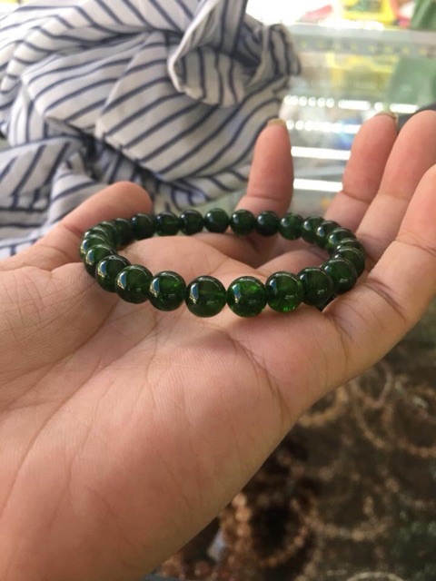 Vòng tay Ngọc Diopside tự nhiên