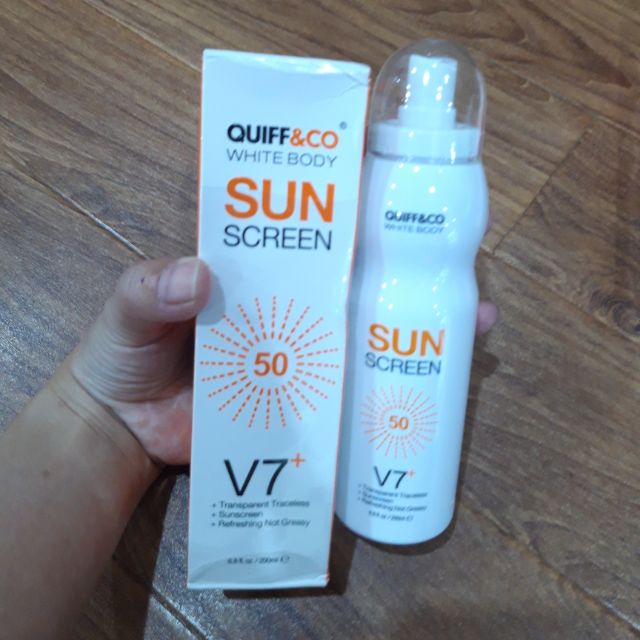 Xịt chống nắng V7 Sun Screen spf 50