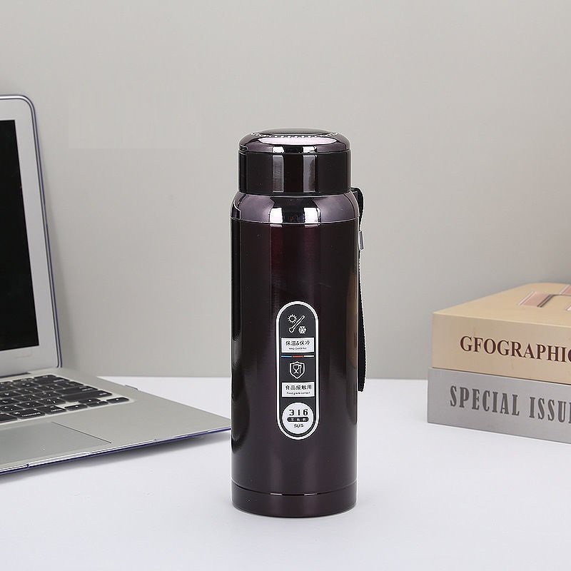Bình Giữ Nhiệt Inox XB Cao Cấp  800ml/1000ml - Giữ Nhiệt Tối Đa Lên Đến 12 Tiếng - Vỏ Bọc 2 Lớp Cách Nhiệt - Mikem Shop