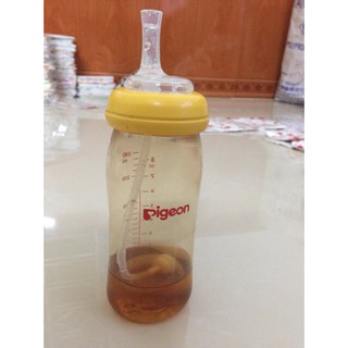 Núm ty hút bình cổ rộng Pigeon cho bé