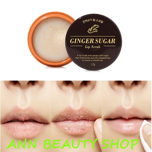 Tẩy da chết môi Aritaum Ginger Sugar Lip Scrub 12gr