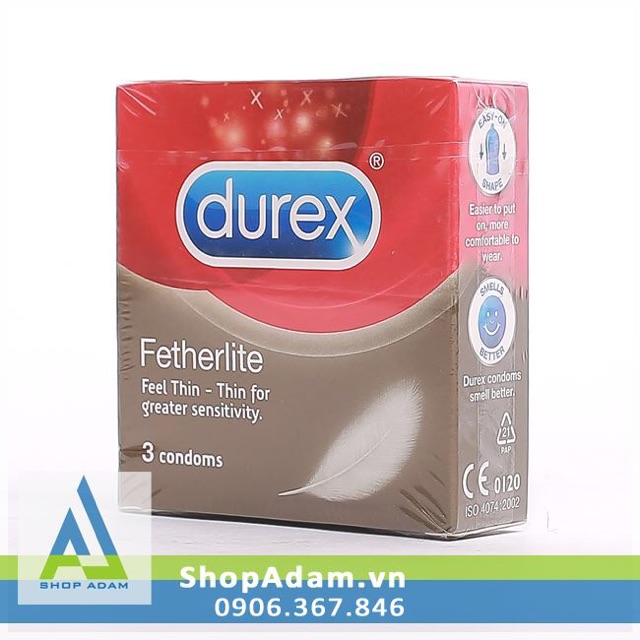 Bao cao su DUREX CÁC LOẠI H3c