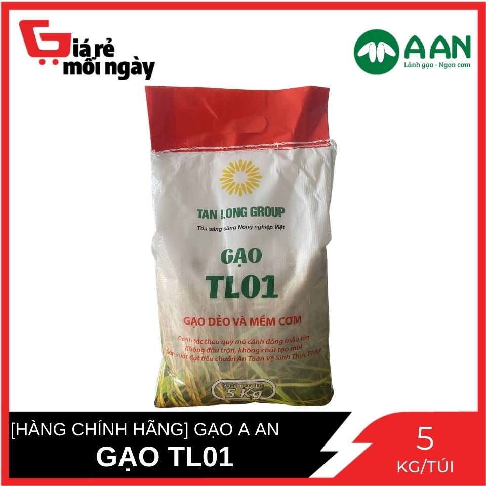 Gạo TL01 Túi 10Kg A An - HSD LUÔN MỚI
