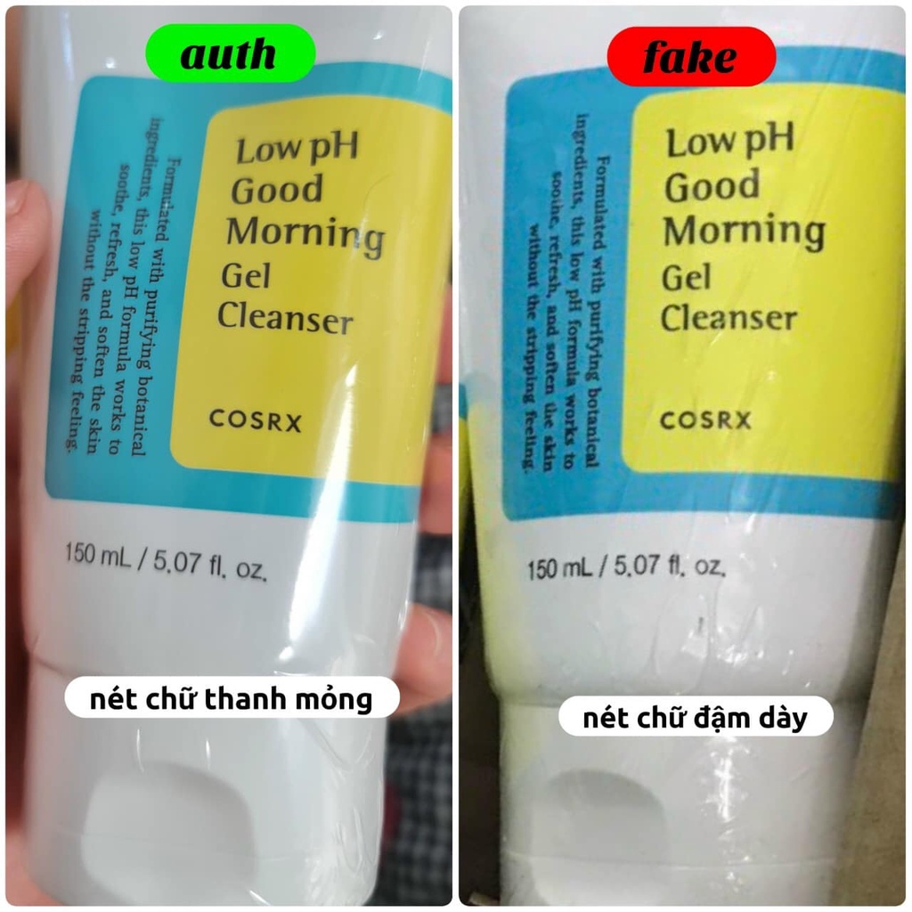 Sữa Rửa Mặt Dạng Gel Dịu Nhẹ Cosrx Low pH Good Morning 150ml