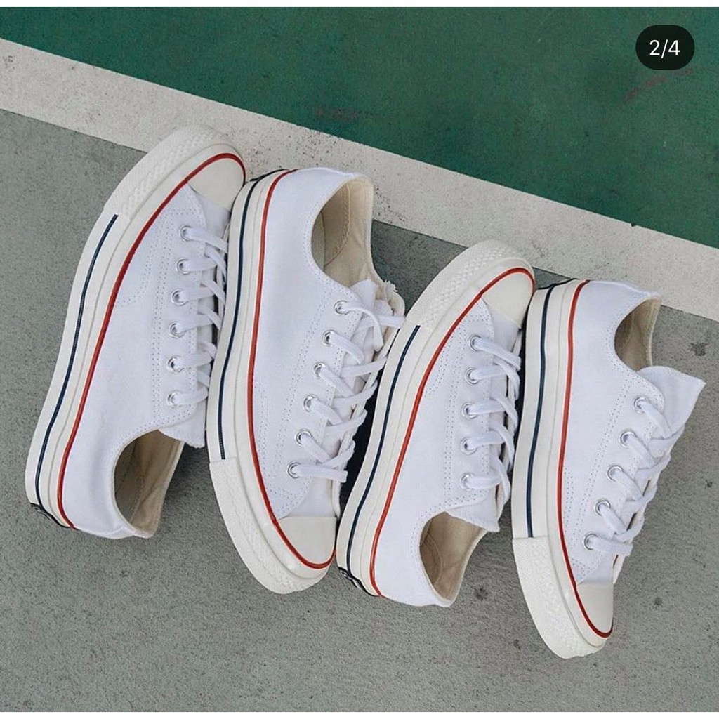 [ CHÍNH HÃNG ] giày sneaker CHUCK 70S low all white CH