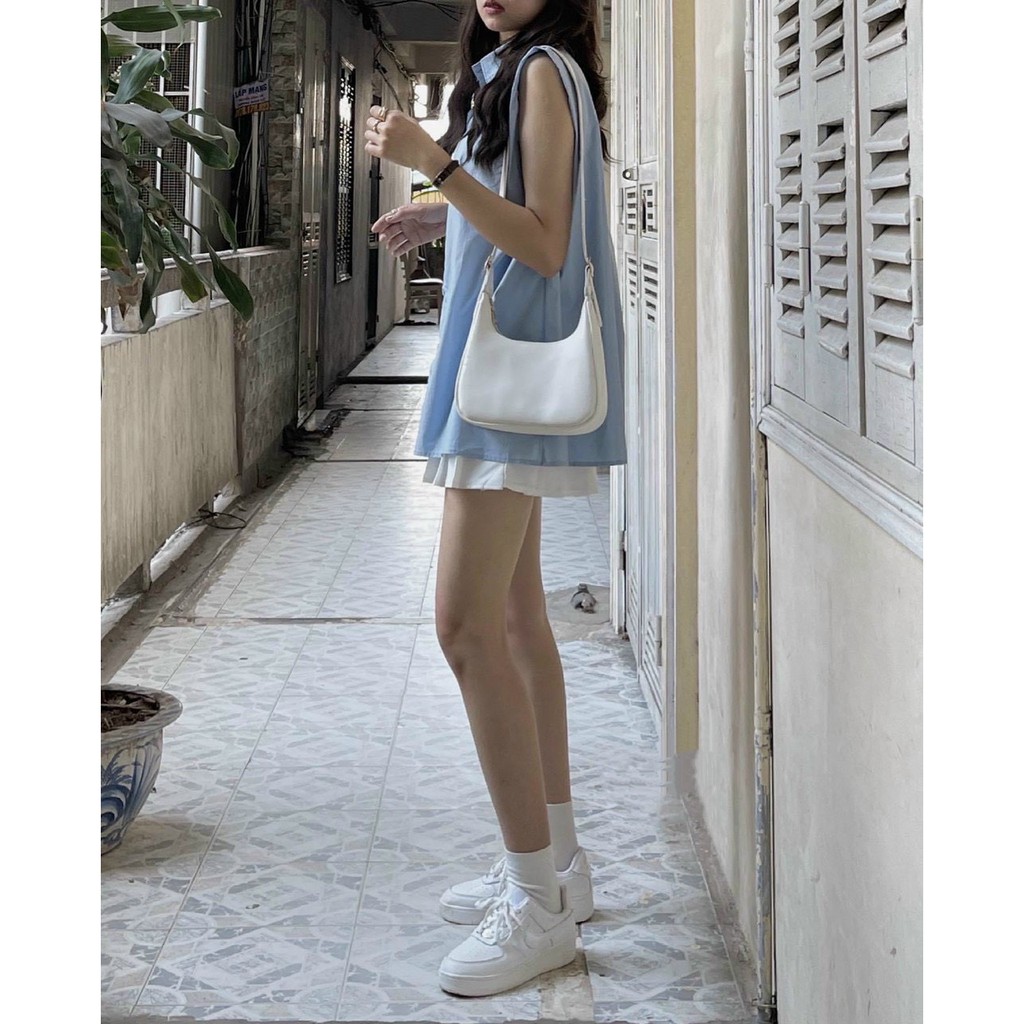 Áo Sơ Mi, Sơ Mi Nữ Tay Hến Chất Siêu Mát Hàng VNXK