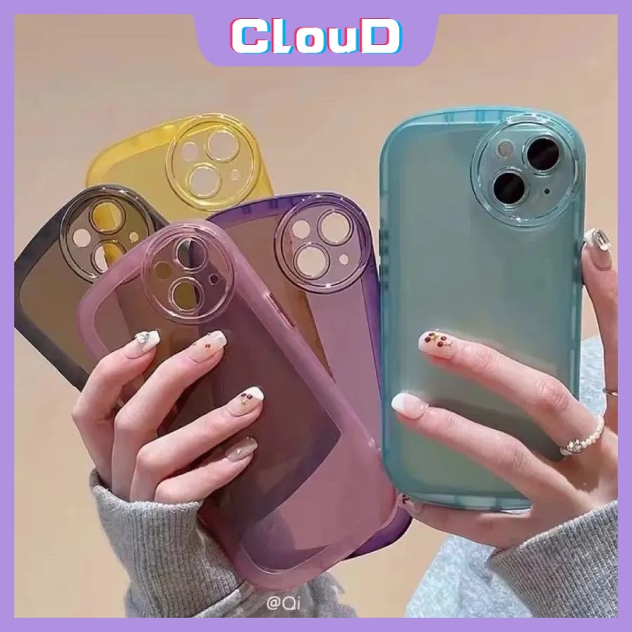 Ốp Điện Thoại TPU Túi Khí Mềm Chống Sốc Màu Kẹo Cho IPhone 6 6s 7 8 Plus 11 13 XR X XS SE 2020