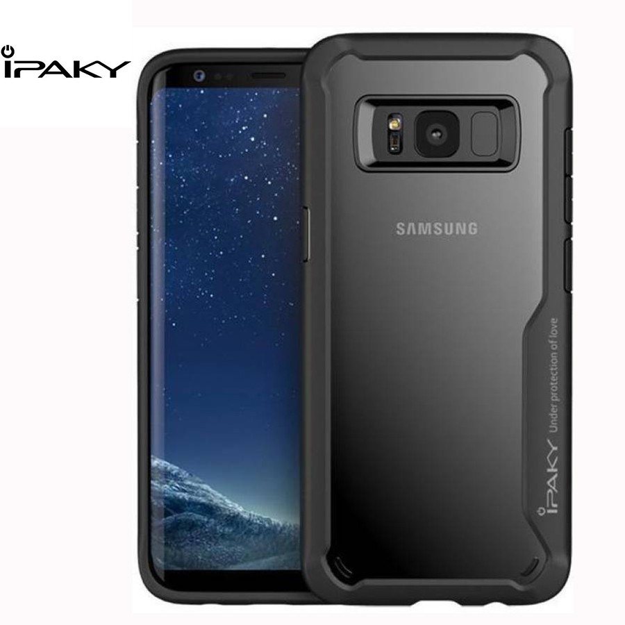 Ipaky Ốp Điện Thoại Tpu Mềm Chống Nứt Cho Samsung Galaxy A6 Plus / J8 2018 / S7 Edge / S8 / S8 Plus