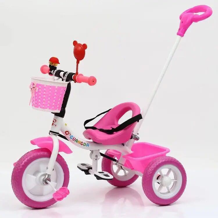 trẻ xe đẩy trẻ em Quà tặng sinh nhật cho trẻ em ba bánh xe đạp đẩy 1-3-5 không trượt ván gấp yo-yo