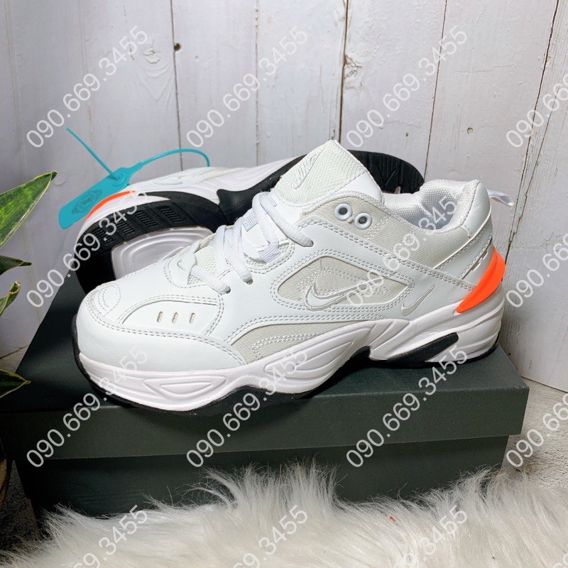 Giày sneaker thể thao tekno trắng nam nữ chuẩn 698