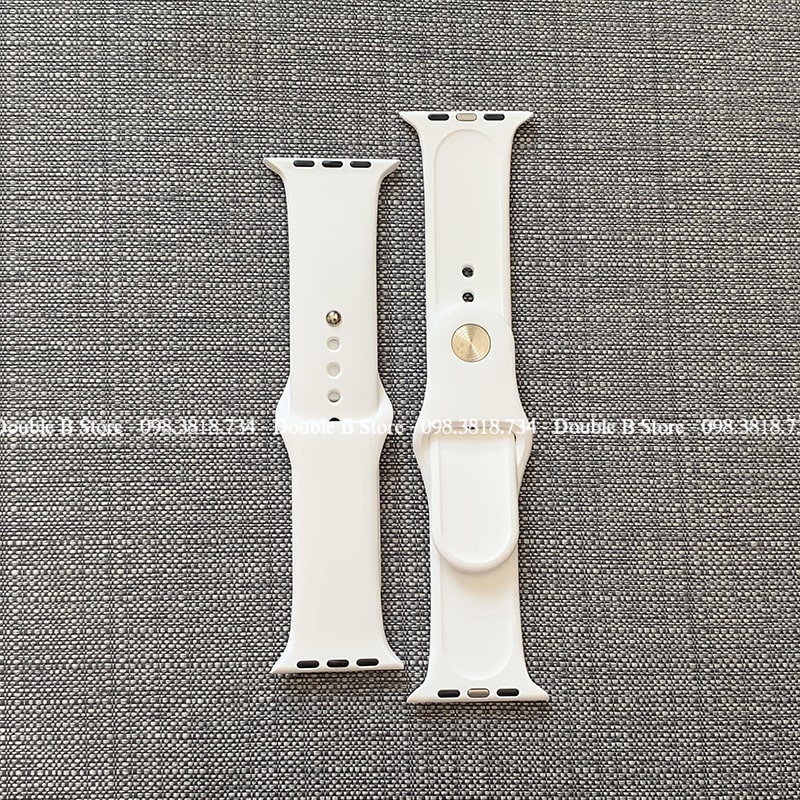 Dây Apple Watch Cao Su Sport Band Màu Trắng Đủ Màu Dành Cho Apple Watch Series SE/6/5/4/3/2/1 38mm | 40mm | 42mm | 44mm