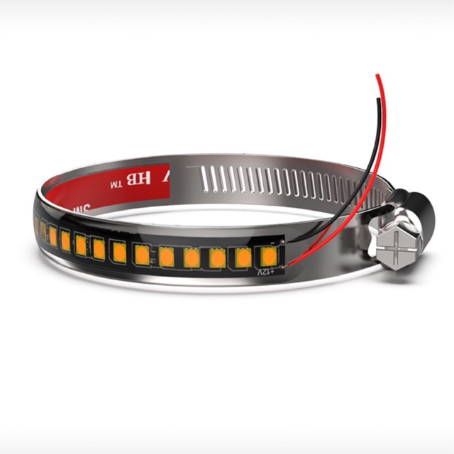 Cặp đèn led trang trí phuộc xe mô tô xe máy chống nước