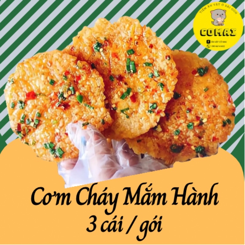 Cơm cháy Mắm hành Đậm Vị, Gói 3 Khoanh