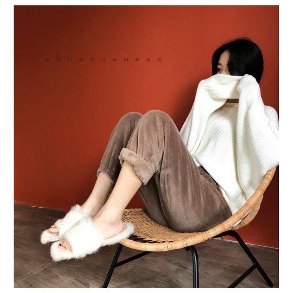Quần mặc ở nhà, quần lông, quần bông ấm áp | BigBuy360 - bigbuy360.vn