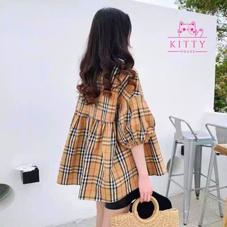 Set áo bbr babydoll quần short đen