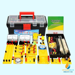 Bộ lắp ráp mạch điện thực hàng vật lý lớp 9, gồm 38 món, nhựa ABS cao cấp