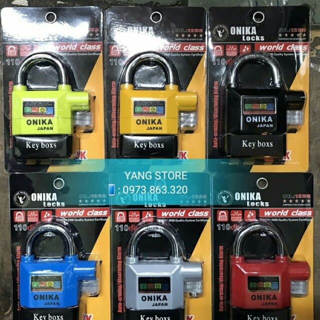 Ổ Khóa Báo Động Chống Trộm ONIKA 70Mm