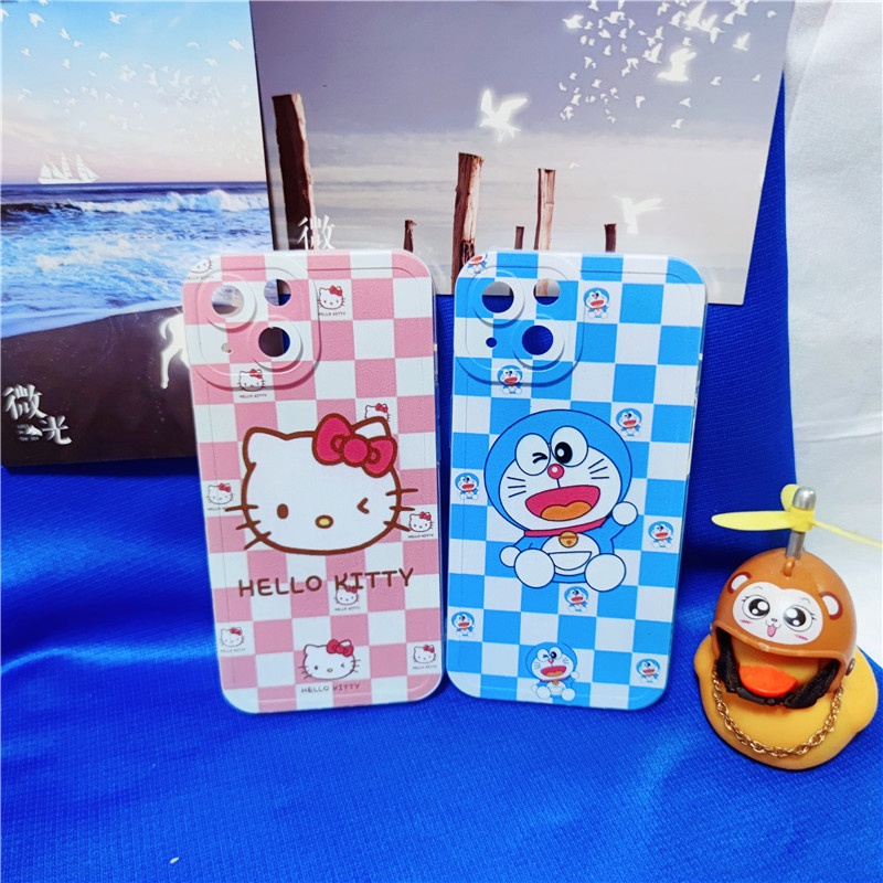 Ốp Điện Thoại Mềm In Hình Doraemon / Hello Kitty Cho Vivo Y33S Y21 Y21S Y21T Y15A Y15S Y20 Y20i Y20S Y12 Y15 Y17 Y12S Y12A