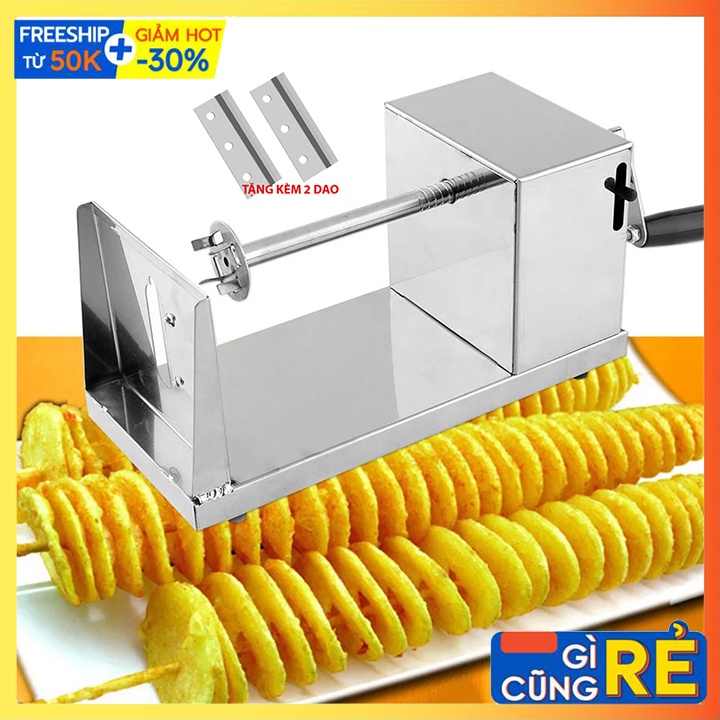 Máy cắt, máy thái khoai tây hình lốc xoáy
