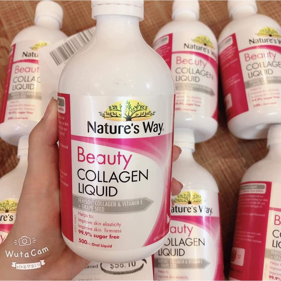 Beauty Collagen, Collagen dạng nước, lọ 500ml Úc chemist