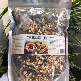 Trà hoa ngũ cốc đóng túi zip 1 kg giảm cân thanh lọc cơ thể mát gan
