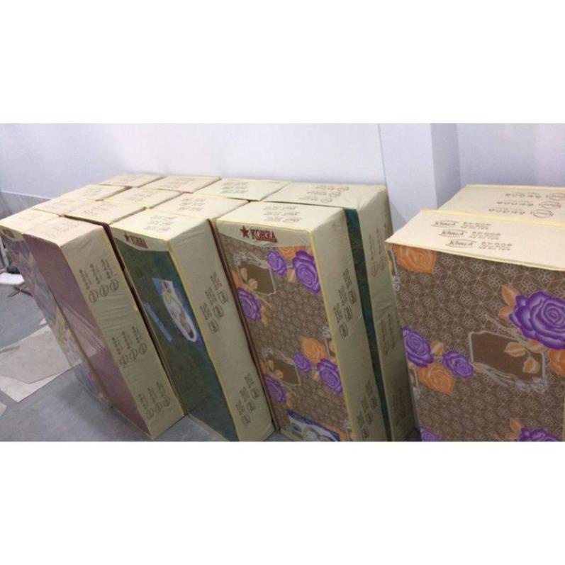 Đệm bông ép Korea Hàn Quốc, đủ kích thước 1m2 đến 1m8 đệm gấp 3