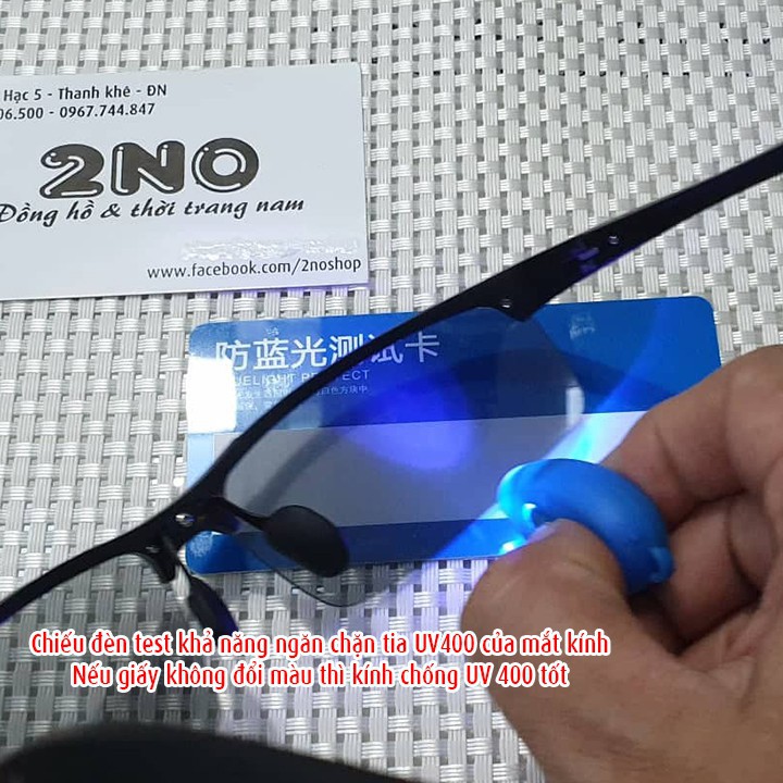 Bộ kit test tia UV400 dùng kiểm tra nhanh khả năng chống tia UV400 của mắt kính - TEST UV400