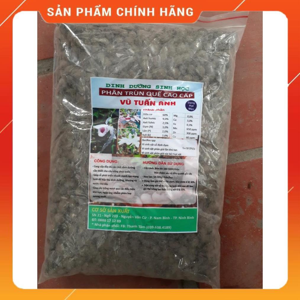 PHÂN TRÙN QUẾ ÉP VIÊN CAO CẤP HẠT MẬN GÓI 1KG