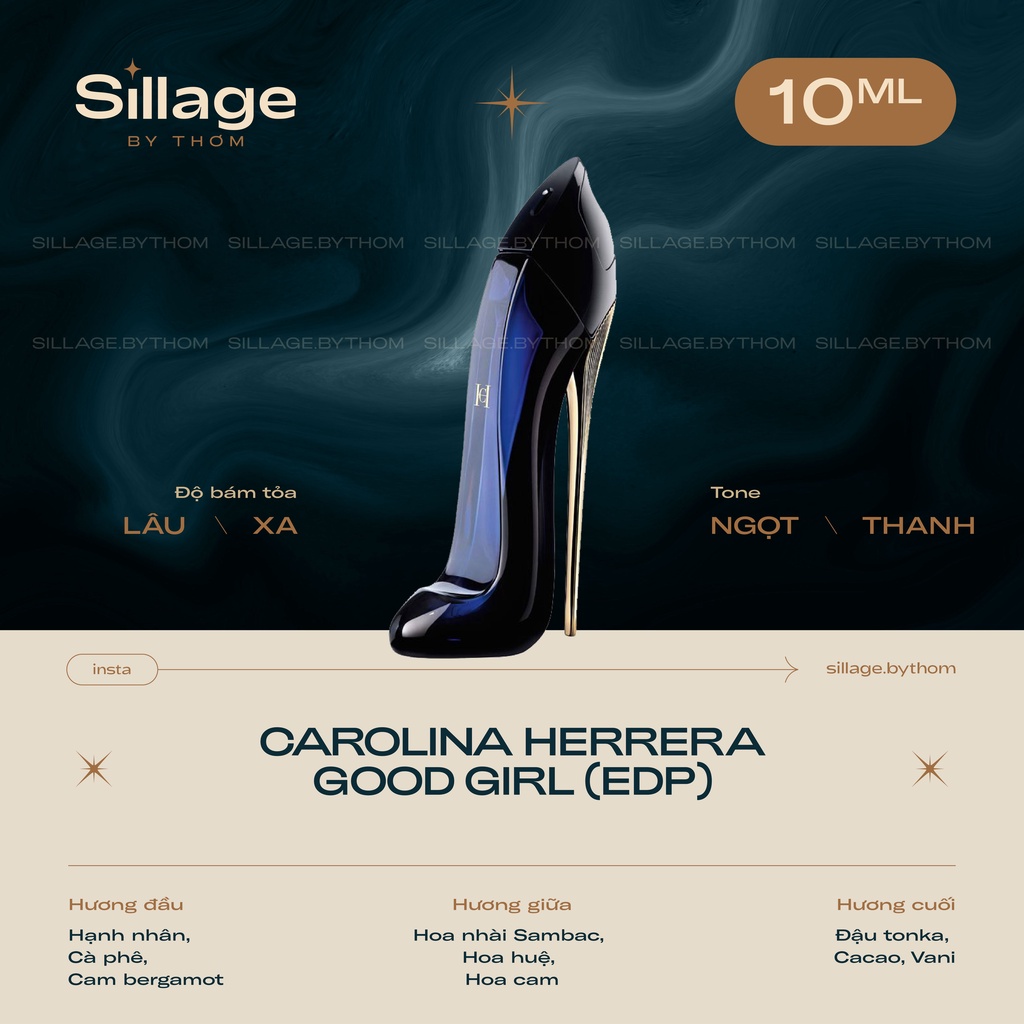 CA.RO.LI.NA HERRERA GOOD GIRL EDP | Mẫu thử nước hoa nữ