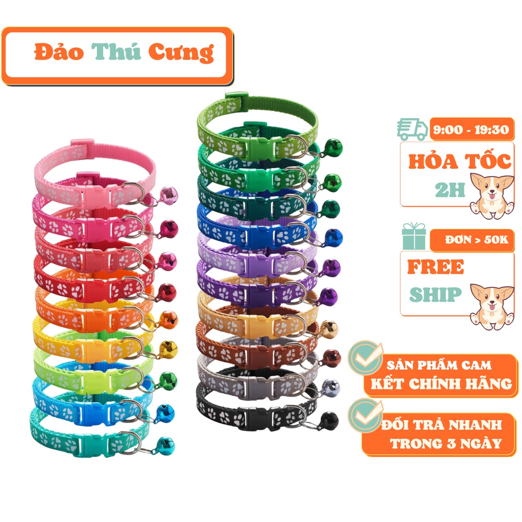 HCM- Vòng cổ cho thú cưng Vòng cổ nhỏ xinh cho mèo và chó nhỏ
