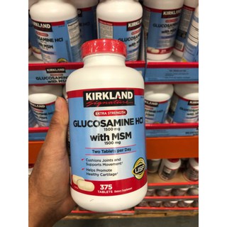 🤾‍♂️ Viên uống hỗ trợ xương khớp Glucosamine HCl with MSM 1500mg của Kirkland