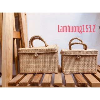 Hộp cói có nắp
