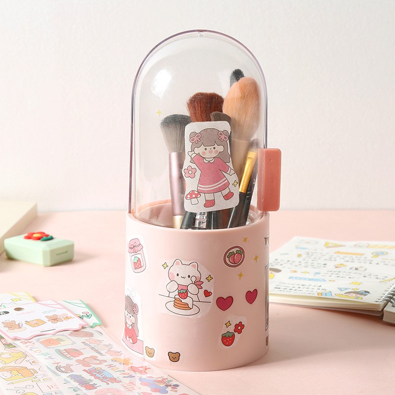 Set 1/3 cuộn băng keo giấy họa tiết hoạt hình dễ thương trang trí sổ tay
